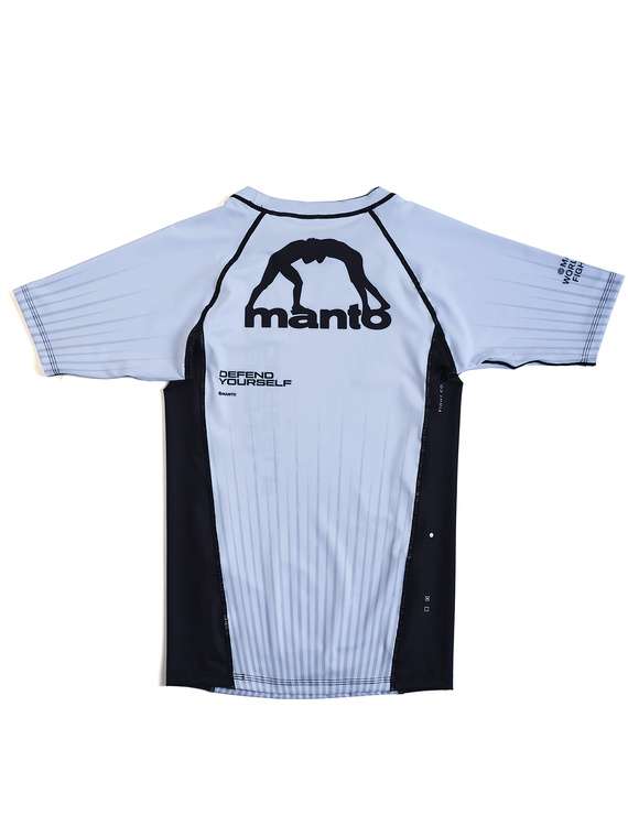 MANTO rashguard RANKED white