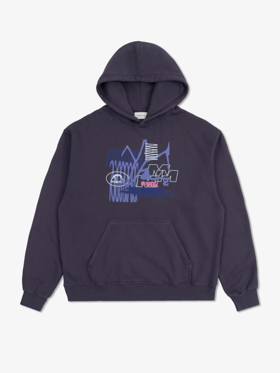 MANTO hoodie WIRE OVERSIZE purple