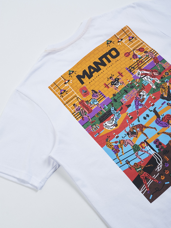 MANTO t-shirt GYM 2.0 white