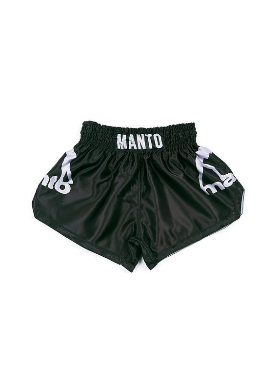 MANTO shorts MUAY THAI DUAL schwarz/silber