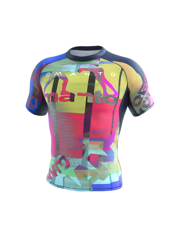 MANTO rashguard NEON ABSTRACT