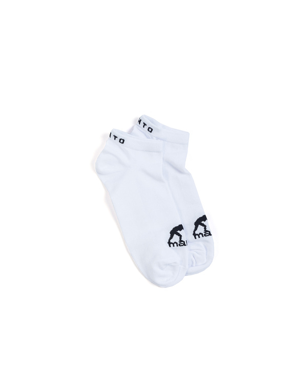 MANTO ankle socks LOGO white