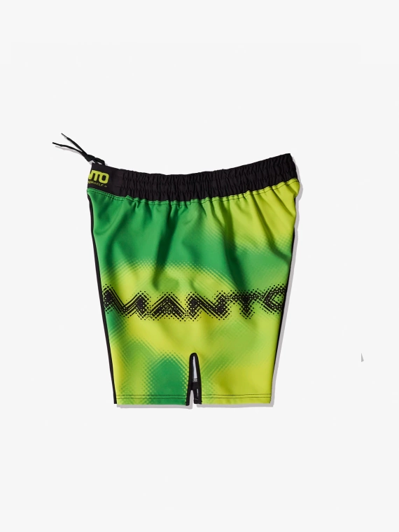 MANTO fight shorts ATOMIC green