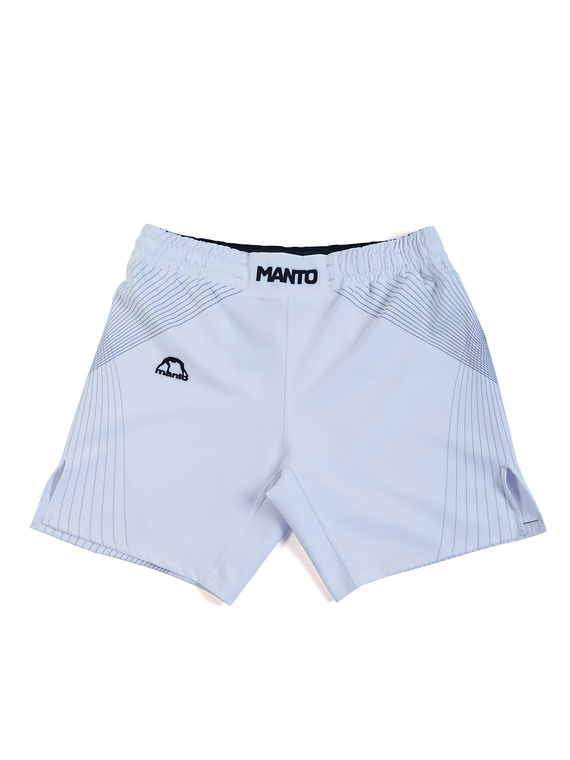 MANTO fight shorts FLOW white