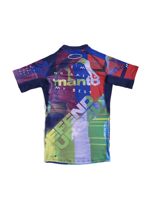 MANTO rashguard NEON ABSTRACT