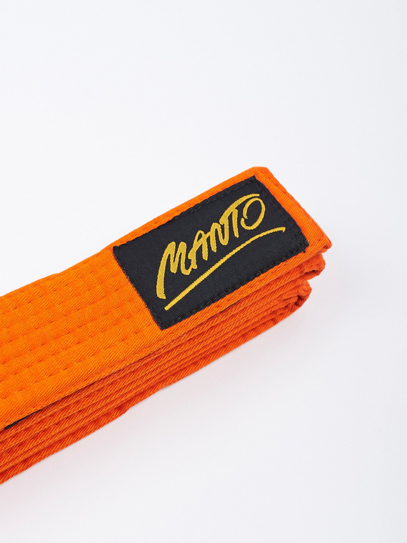 MANTO kids belt BJJ TAG orange