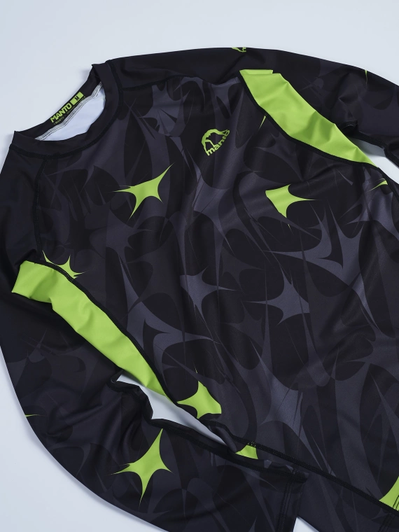 MANTO long sleeve rashguard TERRA black