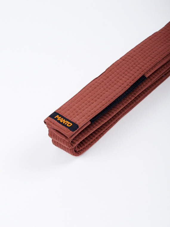 MANTO belt BJJ LABEL brown