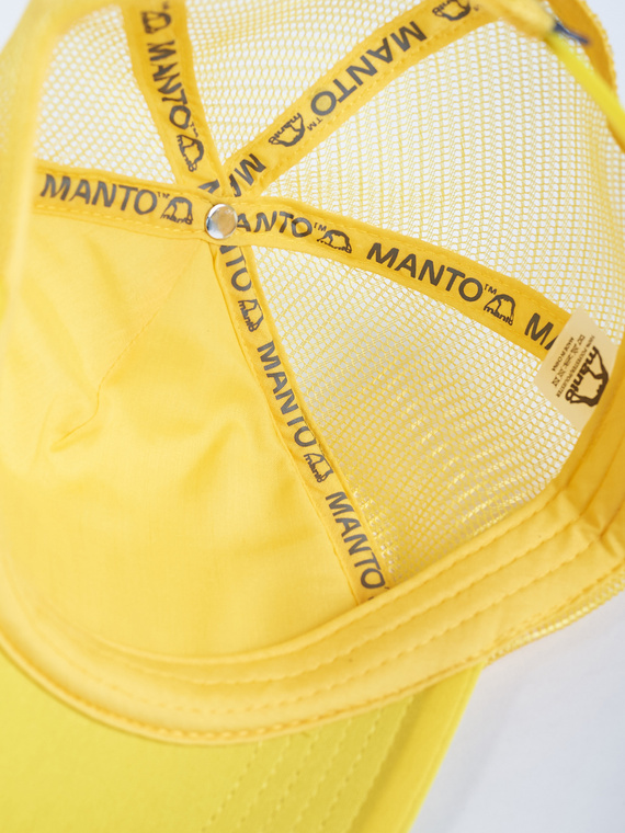 MANTO trucker cap MISSION yellow