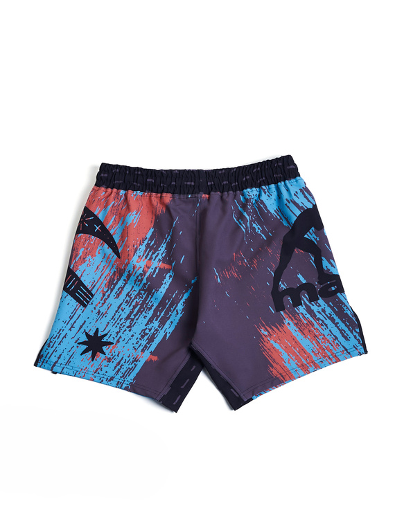 MANTO fight shorts LIVINGS multi colour