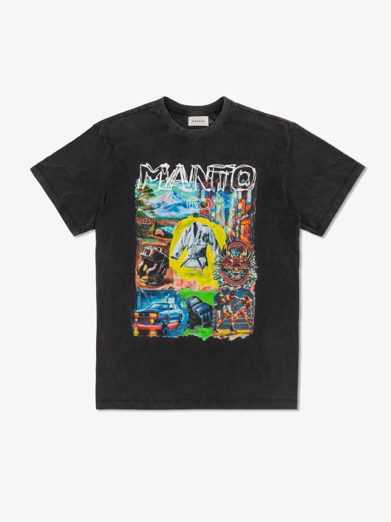 MANTO t-shirt IVO black