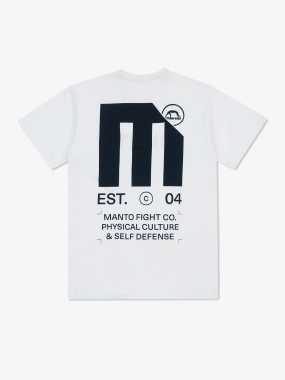 MANTO t-shirt ULTRA white