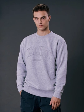 MANTO crewneck VARSITY  gray