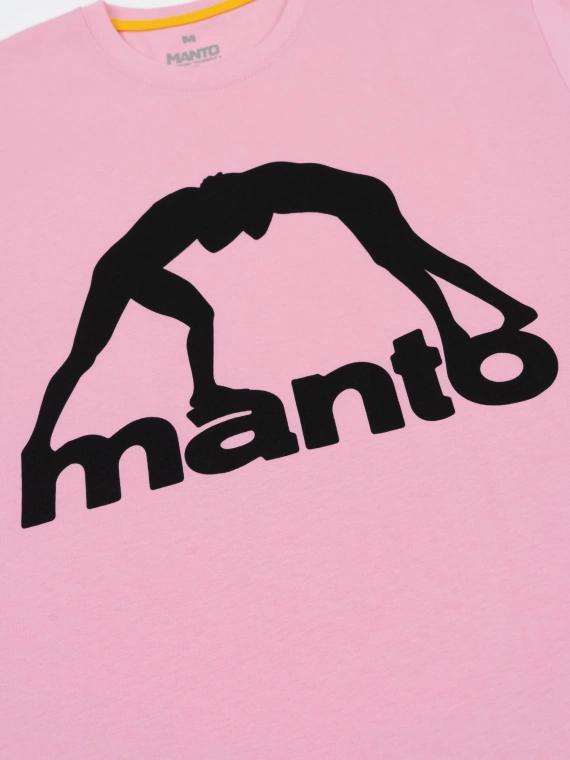 MANTO t-shirt VIBE 25 pink-black