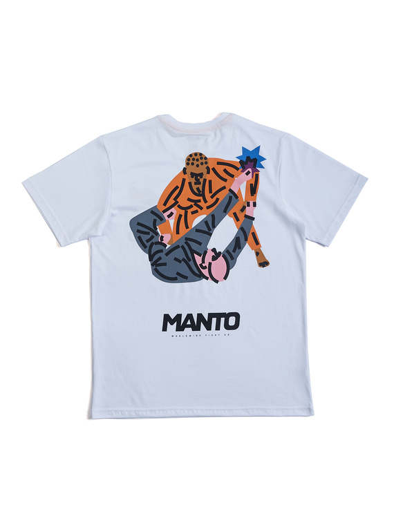 MANTO t-shirt  BJJ GYM 2.0 white