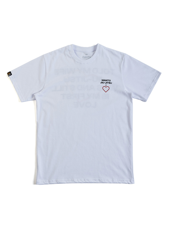 MANTO t-shirt WIFE white