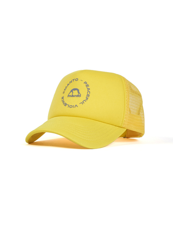 MANTO trucker cap MISSION yellow