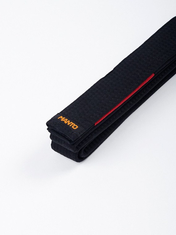 MANTO belt BJJ LABEL black