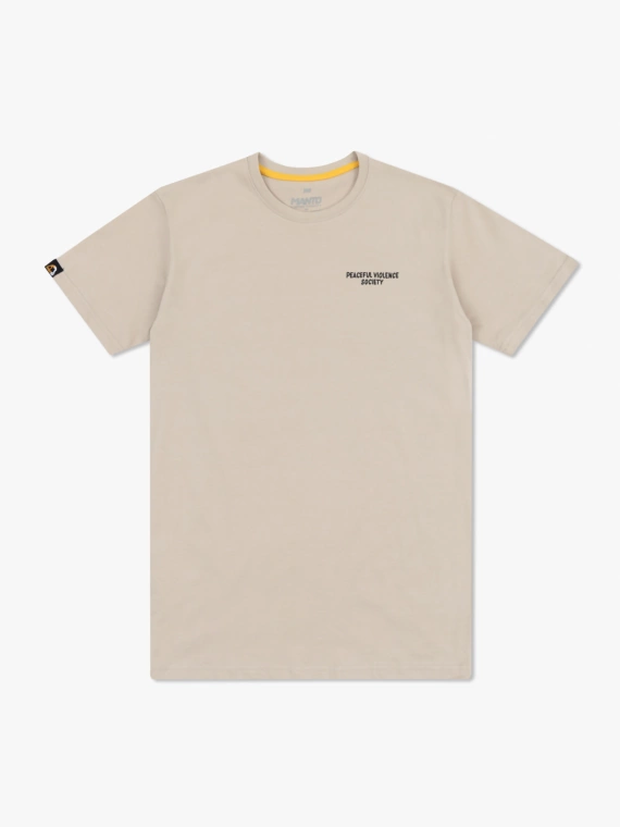 MANTO t-shirt SOCIETY 25 beige