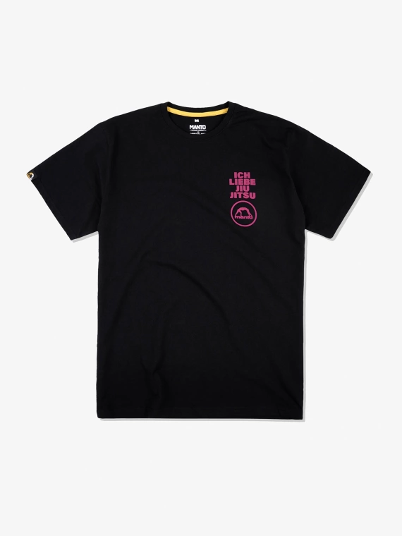 MANTO t-shirt LIEBE black