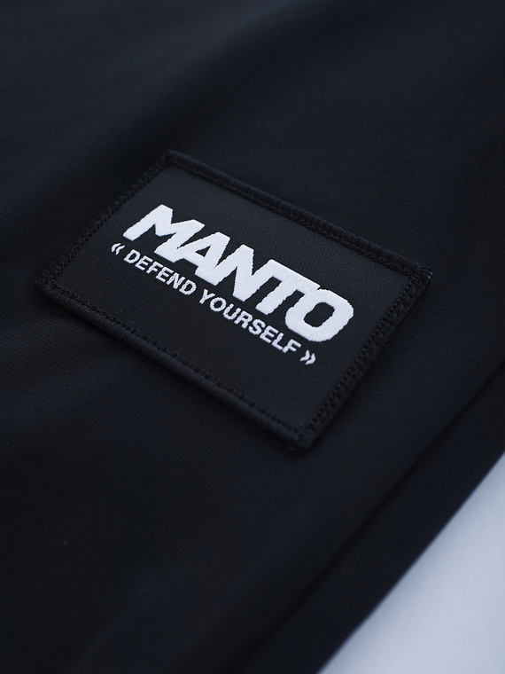 MANTO joggers pants EMBLEM black