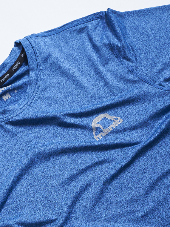 MANTO performance t-shirt ATHLETE 2.0 blue melange