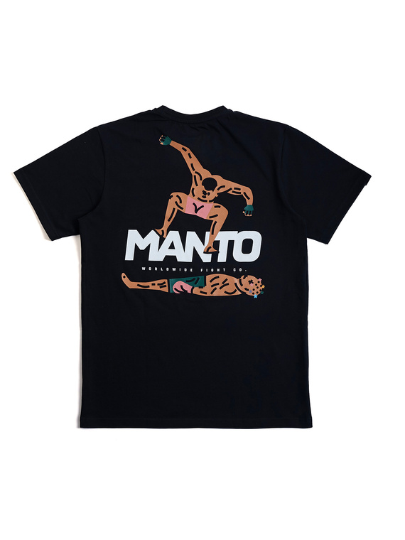 MANTO t-shirt  STOMP black