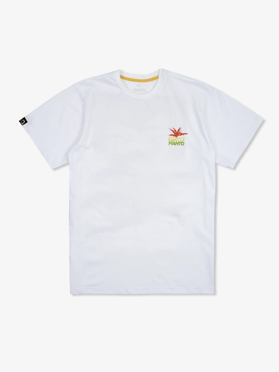 MANTO t-shirt ENDLESS SUMMER white