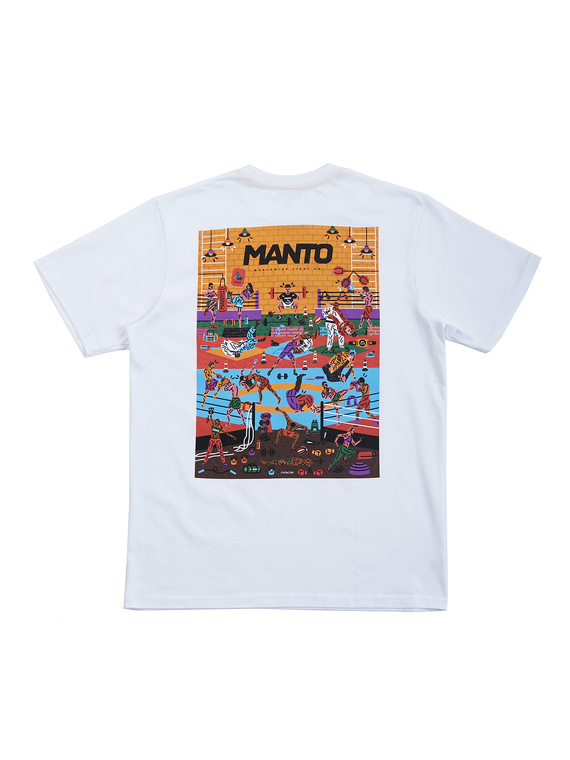 MANTO t-shirt GYM 2.0 white