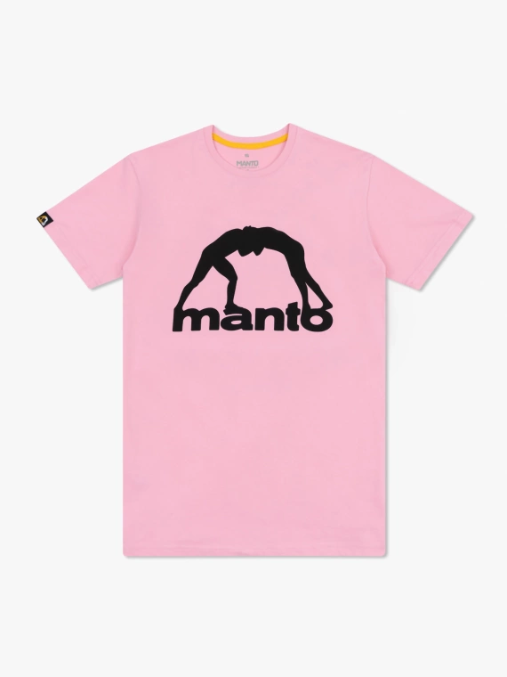 MANTO t-shirt VIBE 25 pink-black