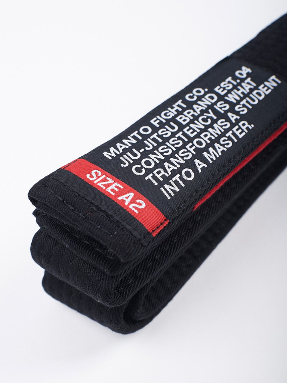 MANTO belt BJJ MOTTO black