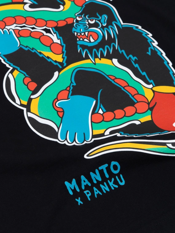 MANTO x Panku t-shirt STRUGGLE black