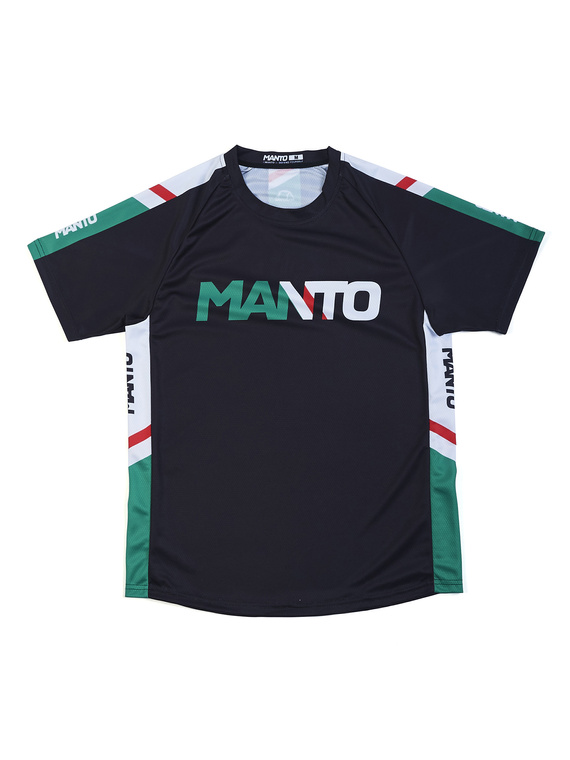 MANTO performance t-shirt TEAM WRZOSEK schwarz