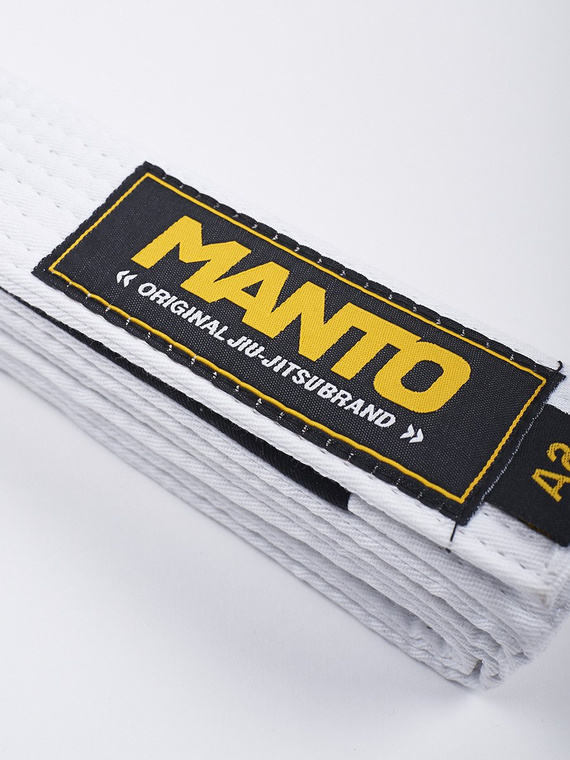 MANTO belt BJJ ORIGINAL white