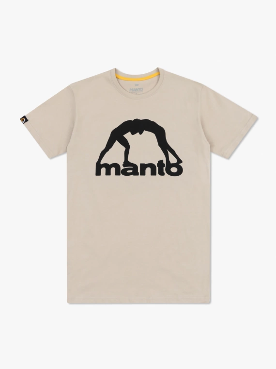 MANTO t-shirt VIBE 25 beige-black 