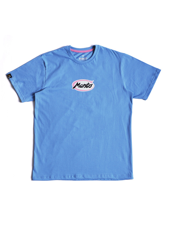 MANTO t-shirt DOGS azure