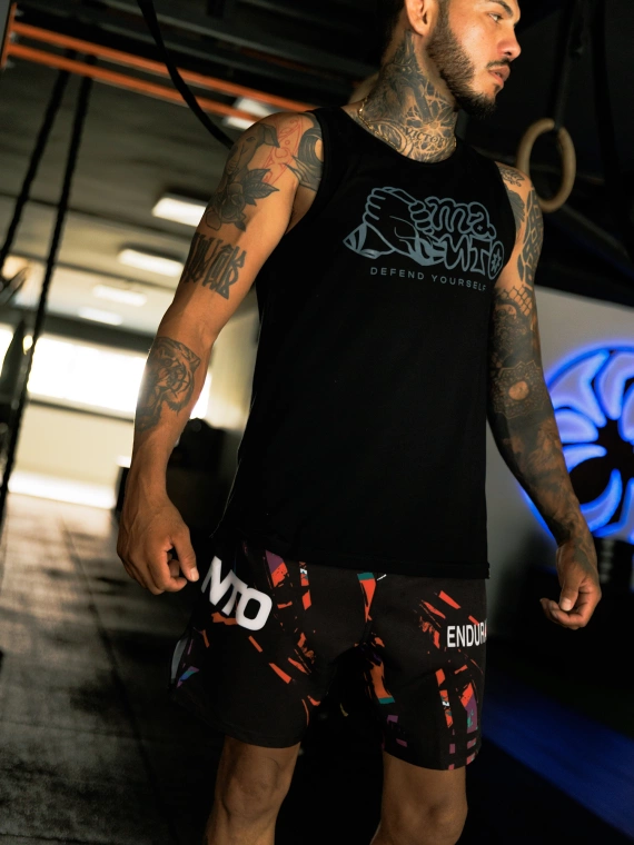 MANTO tank top BROS black